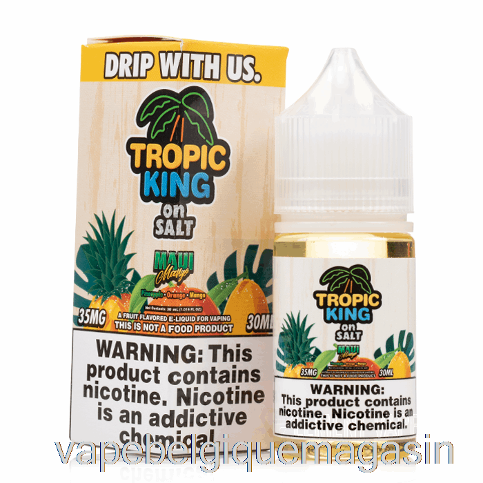 Vape Jetable Maui Mangue - Tropic King Sur Sel - 30ml 50mg